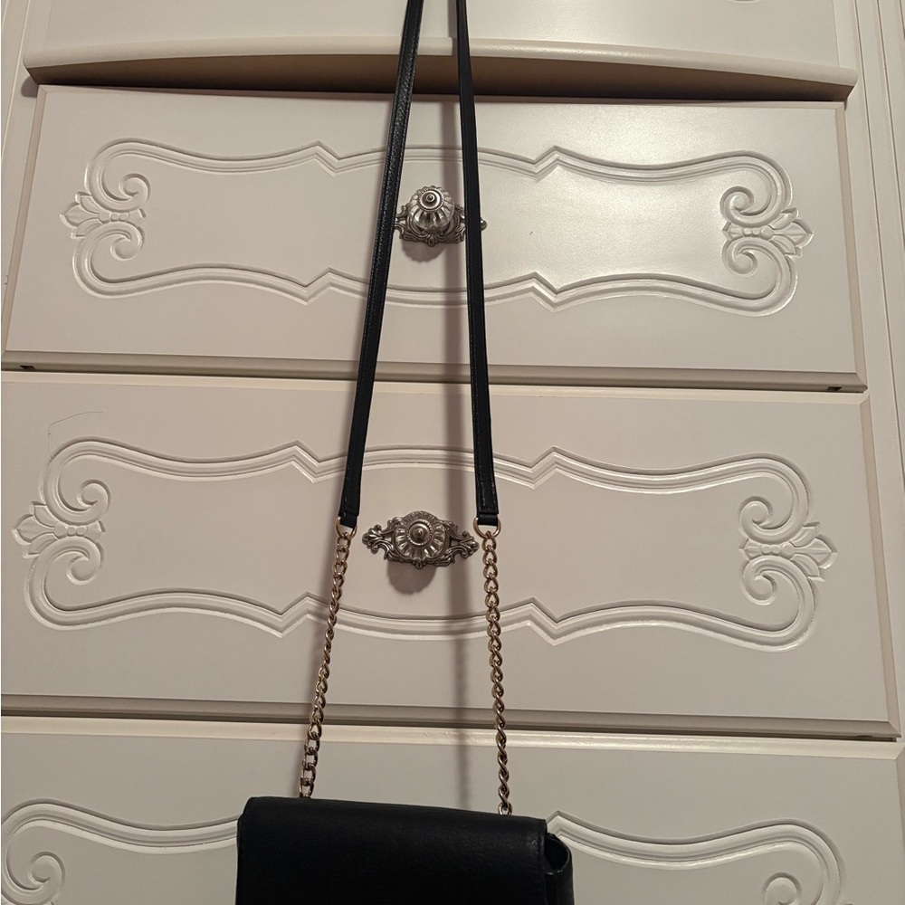 Michael Kors Black Mini Bag with Gold Logo - Picture 2 of 2